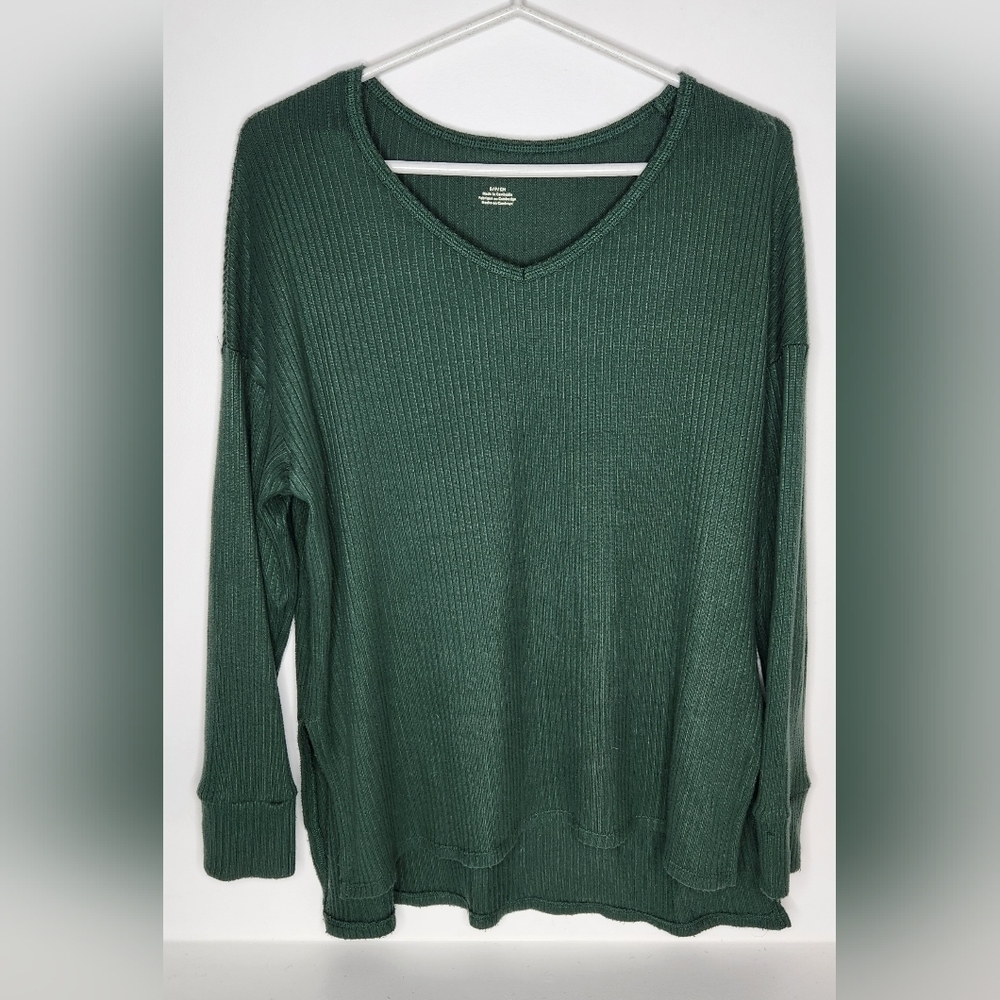 American Eagle soft green long sleeve shirt Size Small